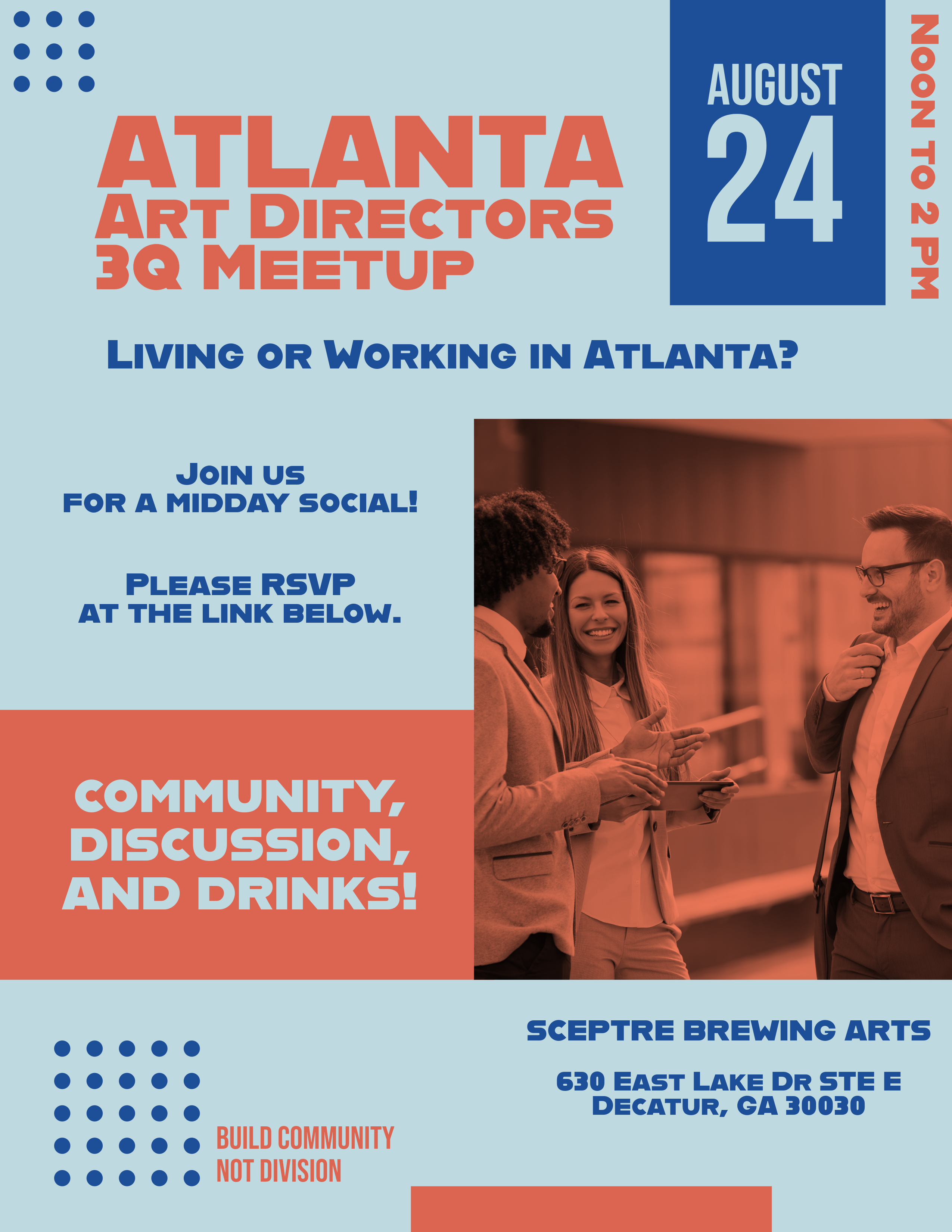 August 2025 meetup flyer